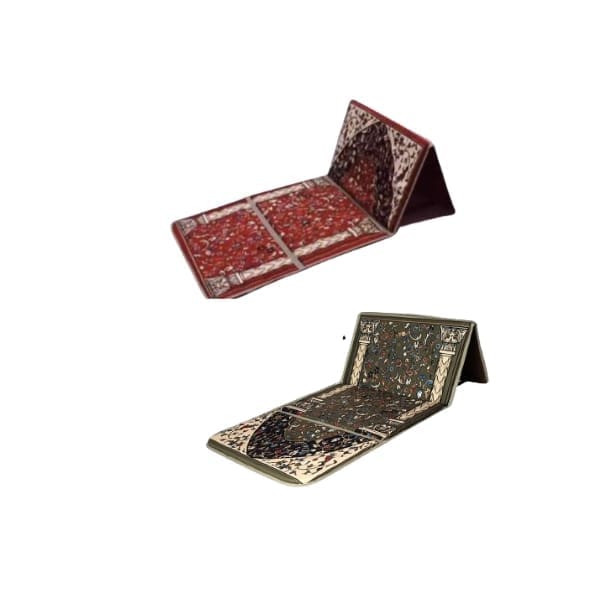 FOLDABLE MUSALLAH (HL296) Foldable Masjid Haram Inspired Prayer Mat - Image 1