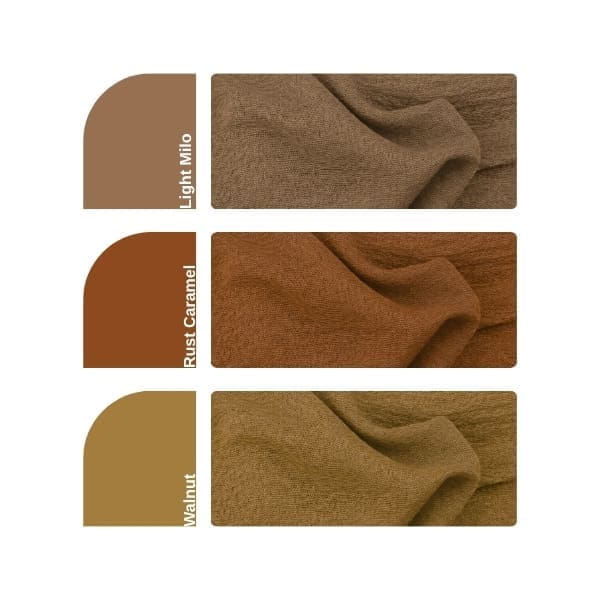 HS266L Crush Weave Scarf Natural Shade - Image 1