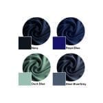 Premium Luxury Chiffon Scarf - Blue Shade