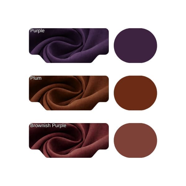 HS268-F Everyday Budget Chiffon Scarf Dark Purple Shades - Image 1