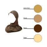 Pin Free Ladies Burqa - Natural Shades