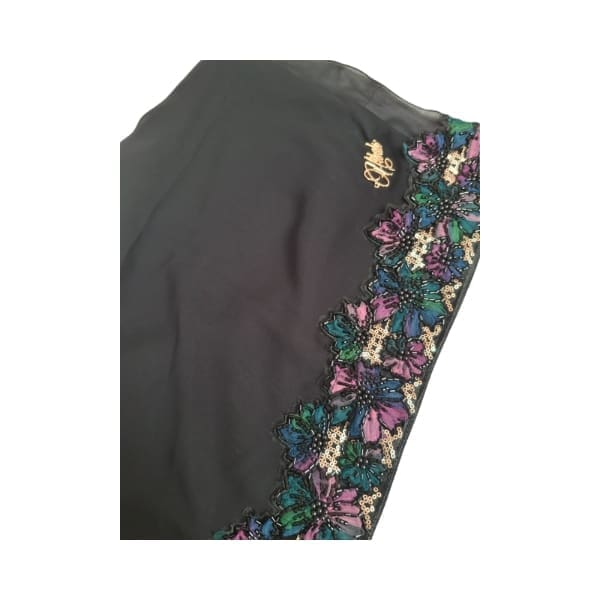 ZEENAT BEAD SHEILA Dazzling Zeenat Beaded Sheila Scarf - Image 1