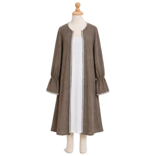 diamante Diamante White Inner Abaya - Image 1