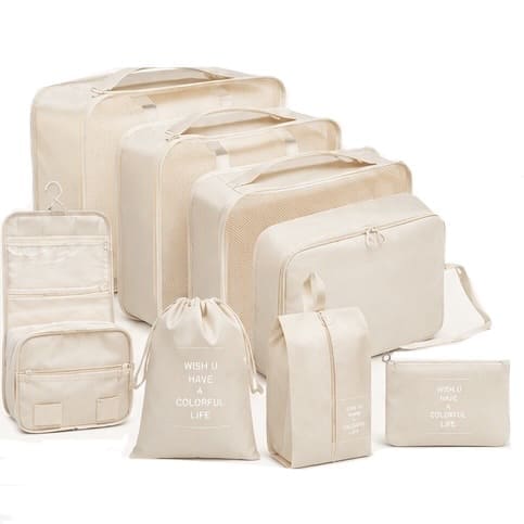 3F1A975E-6250-416E-9CD9-9E1CFCD51B7D (1) Packing Cubes - 8 piece set - Image 1